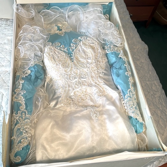 Vintage bridal gown (1989) - Picture 7 of 15